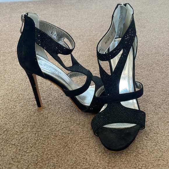 Black sparkly shoes - Picture 2 of 3